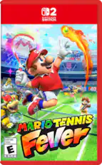 2 NINTENDO SWITCH - Z S a 427530 4 2 7 S 30 3 3665440 5 6 S 4 40 M 10 TENNIS 30 40 rL se BON adiea TM MARIO ARIOTENNIS ESRB TODOS EVERYONE E Fever