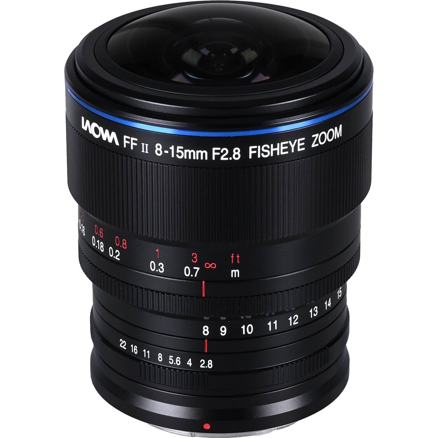 ON FF II FISHEYE ZOOM 8-15mm F2.8  
0.6 0.18 0.8 0.2 1 3 ft 0.3 8 0.7 m 8 9 10 22 16 11 8 5.6 4 2.8 11 15 14 13 12