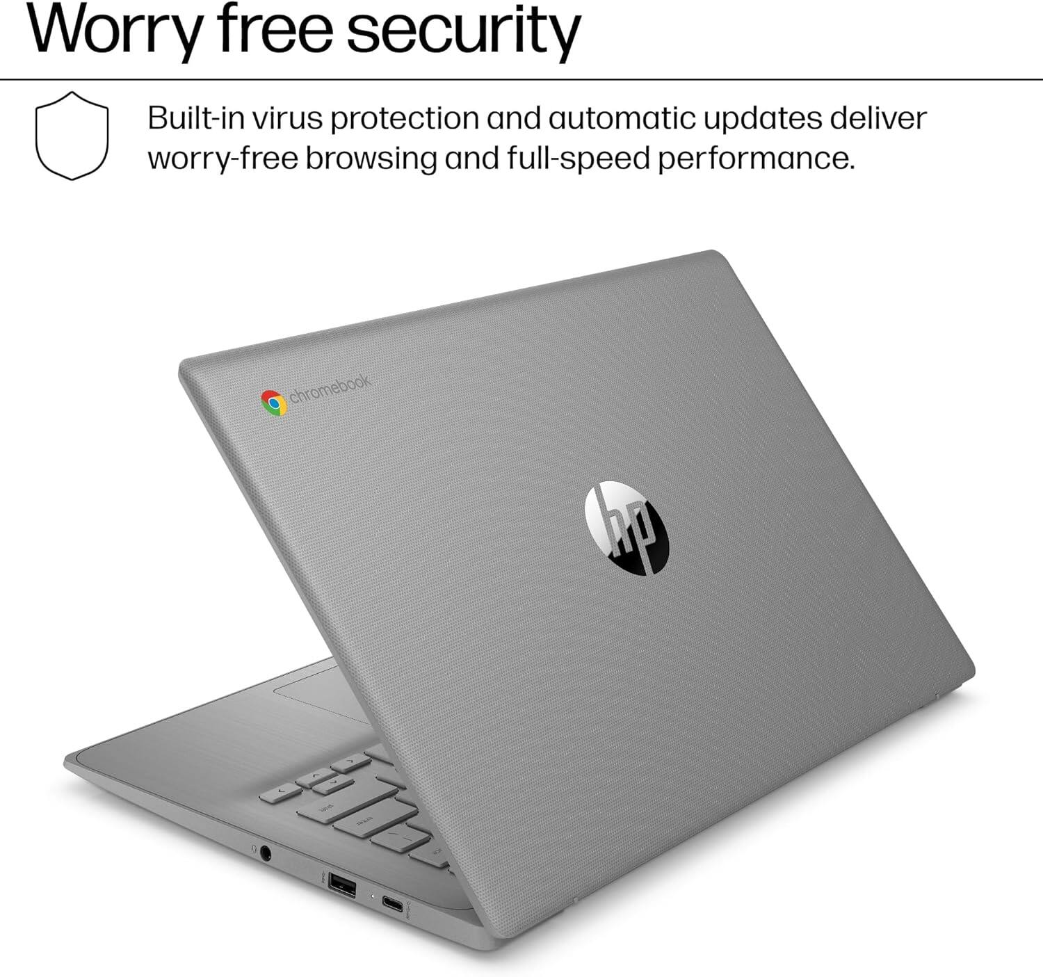 Worry free security

Built-in virus protection and automatic updates deliver worry-free browsing and full-speed performance.