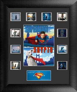 Trend Setters - Superman (2025) (Superman & Krypto) Mini Montage Framed FilmCells™ Presentation USFC6598 - Multicolor