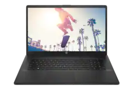 HP - Essential Laptop Computer 17.3" HD+ Intel Core i7 8 GB memory; 512 GB SSD - Jet black