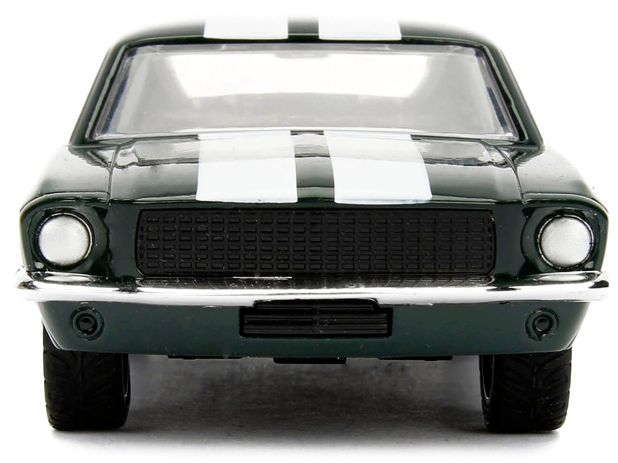 Alt View 3. Jada - Sean's Ford Mustang Dark Green with White Stripes "Fast & Furious" Movie 1/32 Diecast Model Car by Jada.