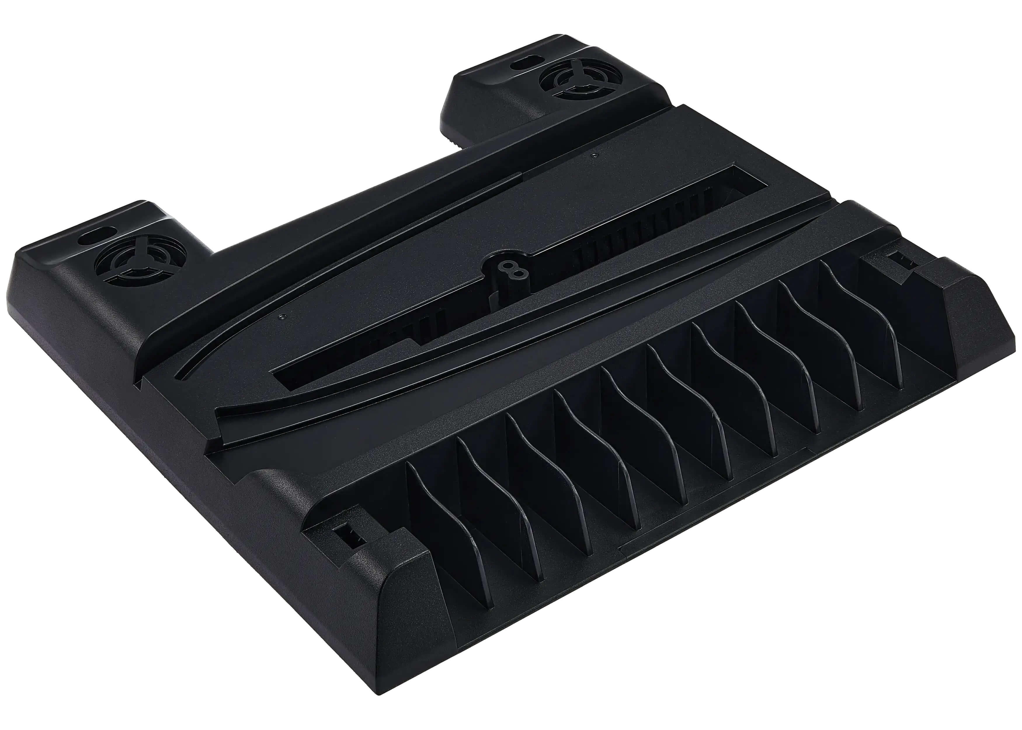 Alt View 1. Dobe - Multifunctional Cooling Charging Stand Compatible For PlayStation 5 / Slim / Pro - Black - Black.