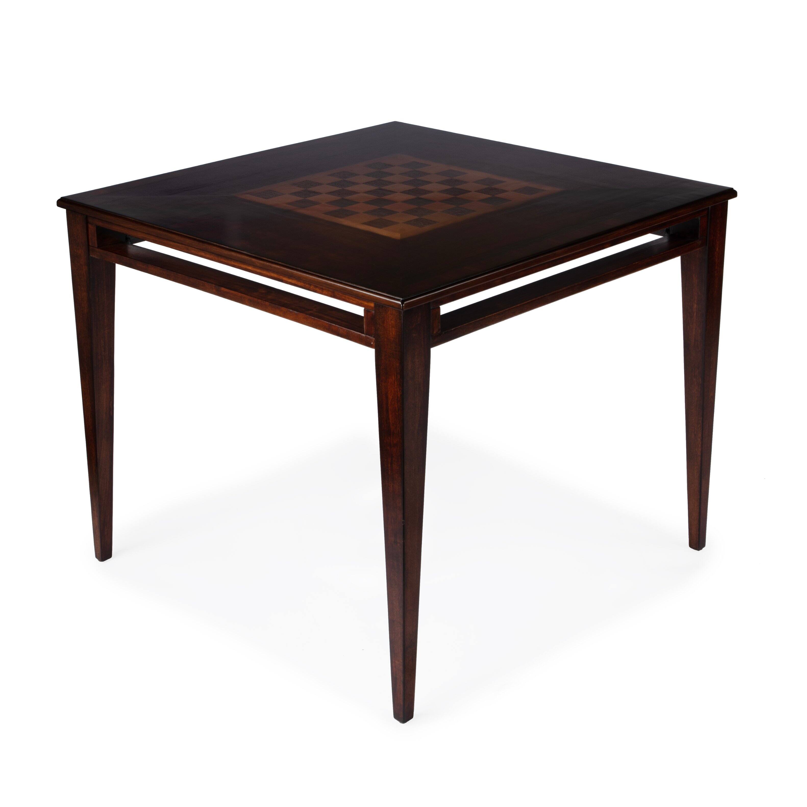 Alt View 1. Butler Specialty - Daltrey 36 in. W Square Wood Chess-Checkers Game Table - Dark Brown.