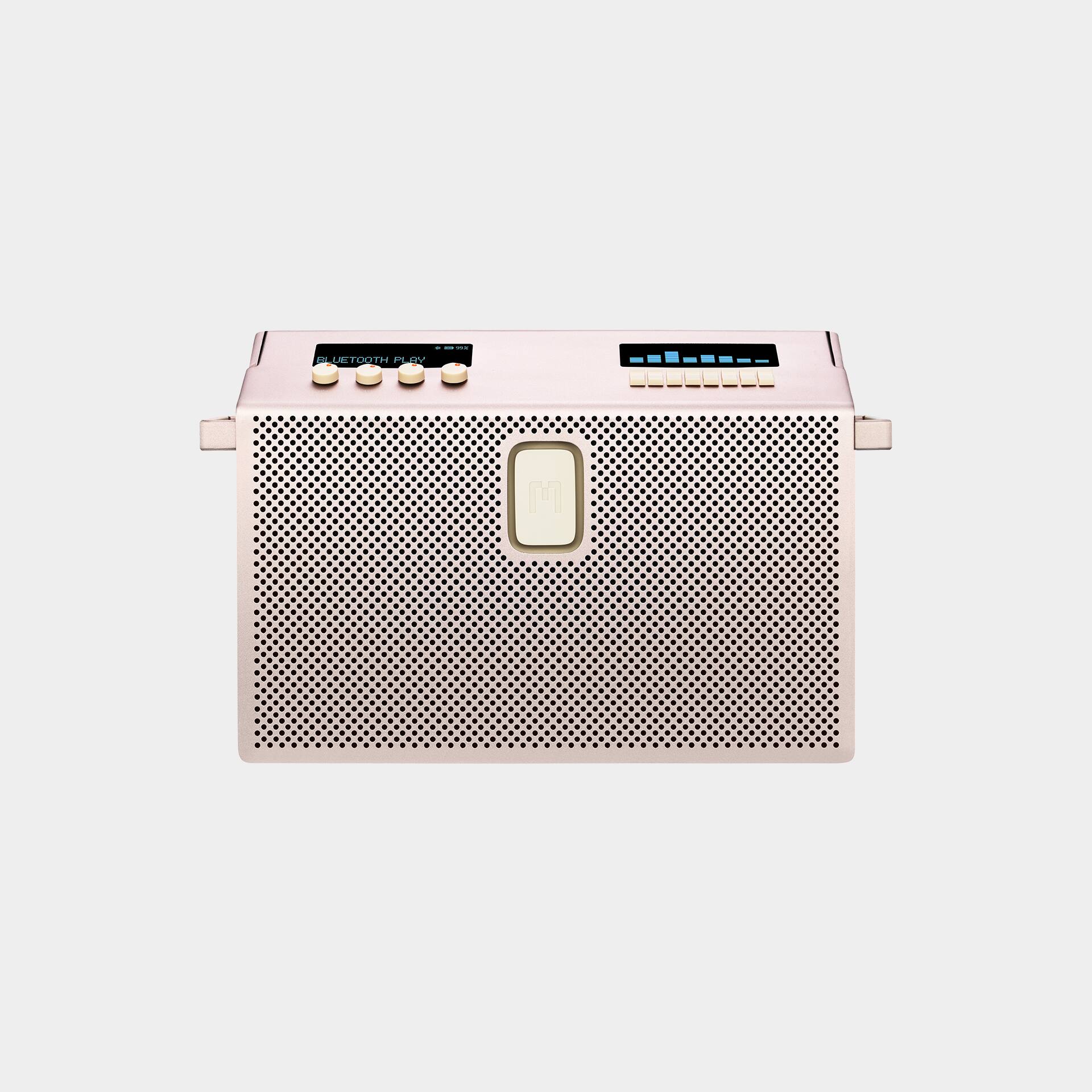 Back. MONDO - Portable Speaker Large - Greige.
