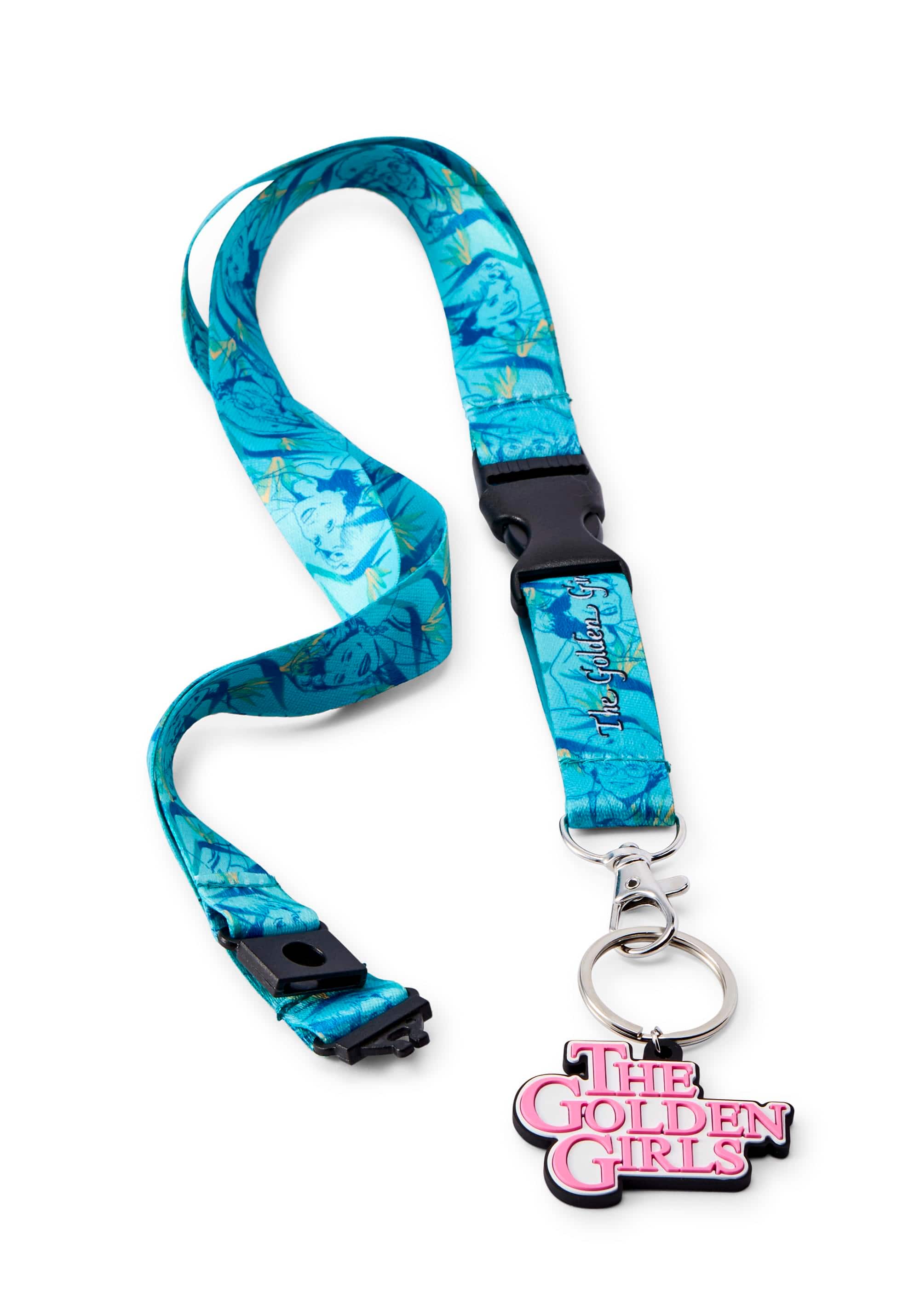 Just Funky - The Golden Girls Scented Break-Away Lanyard With Charm | Lavender Scented - Blue