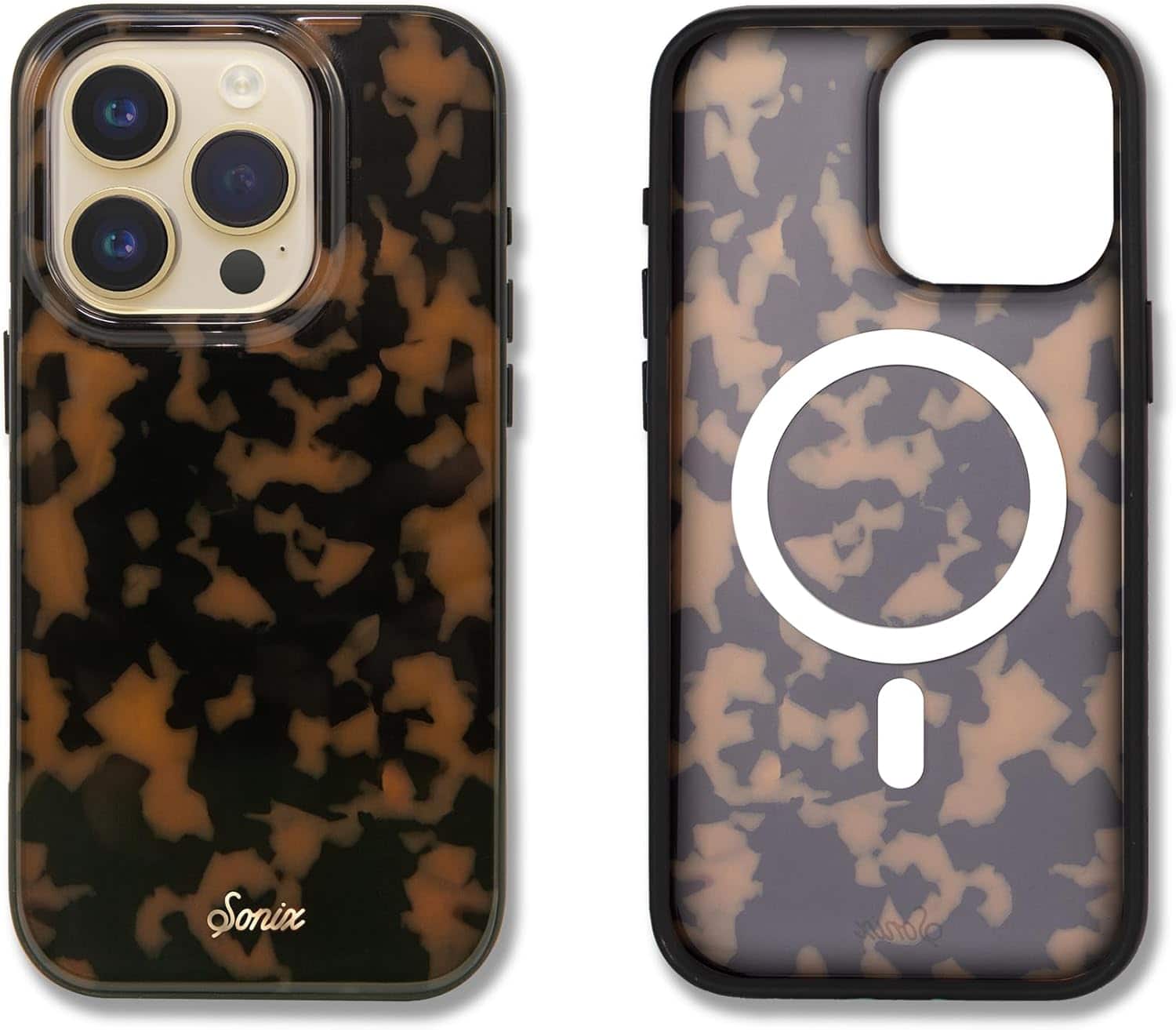 ACJPR - iPhone 15 Pro Case, MagSafe Compatible, 10ft Drop Tested (Tortoise Shell) - Color: Marble - Brown Tort Size: iPhone 15 Pro