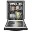 Left. Whirlpool - 24" Top Control Built-In Stainless Steel Tub Dishwasher with 3rd Rack, Large Capacity, 47 dBA - Black.
