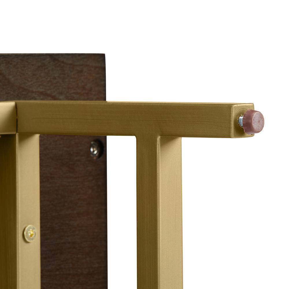 Alt View 3. Crosley Furniture - Blair Bar Cabinet - Dark Brown.