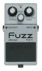 CHECK
MODE
F.M.O
LEVEL
FUZZ
BOOST
OUTPUT
INPUT
Fuzz
COSM
FZ-5
BOSS