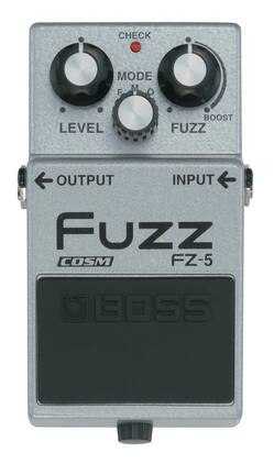 BOSS - Fuzz Guitar Effects Pedal with Classic Analog Distortion, Rich Sustain, Wide Dynamic Response, and Iconic Rock Tone - Gray