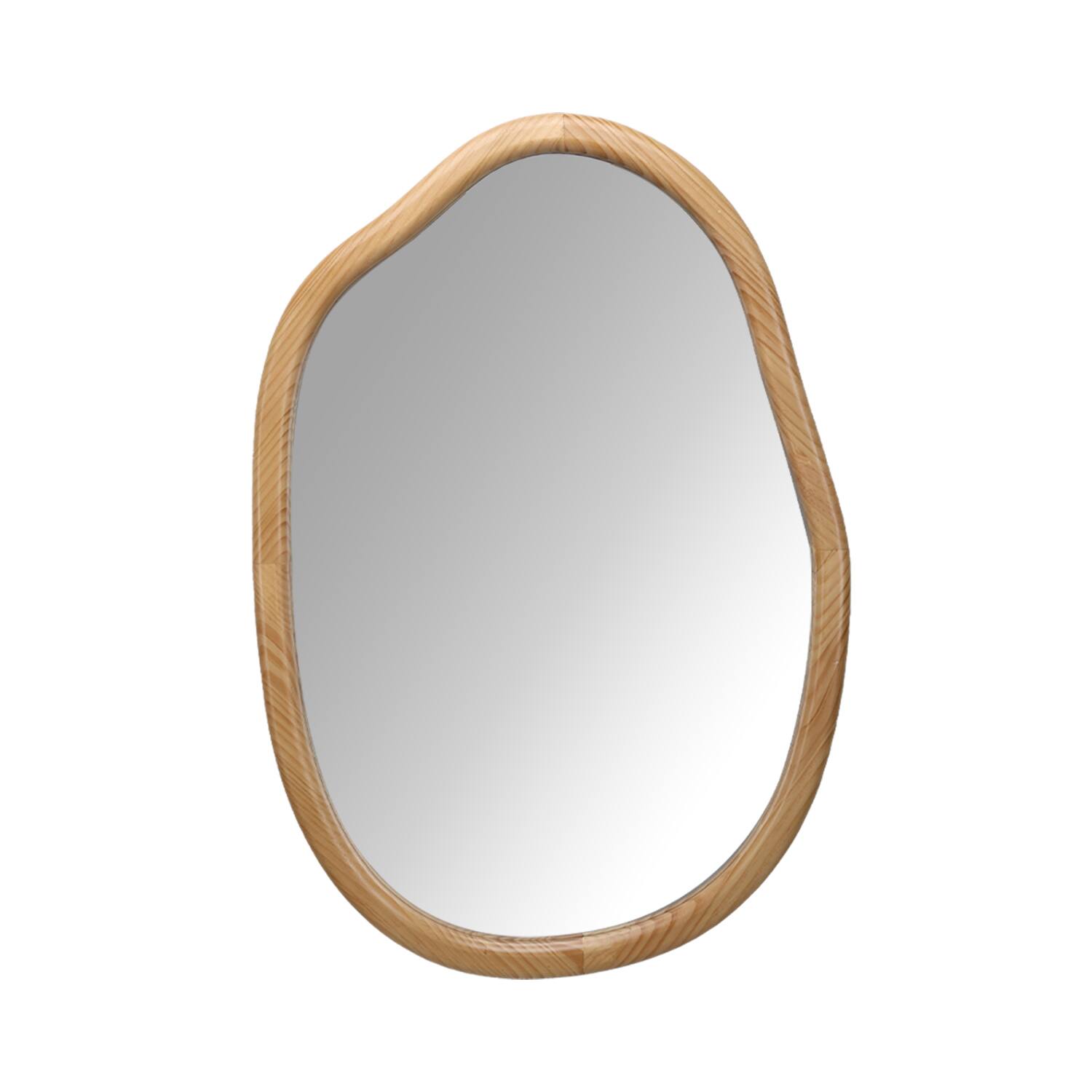 Alt View 5. PAIHOME - Irregular Wall Mirror Decorative, Asymmetrical Mirror for Wall Decor, Wavy Accent Mirrors for Bathroom Bedroom 32"x22".