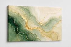 Front. FC Design - Large Canvas 24x36" Abstract Line Vein Art Painting Modern Luxury Wall Décor - MultiColor.