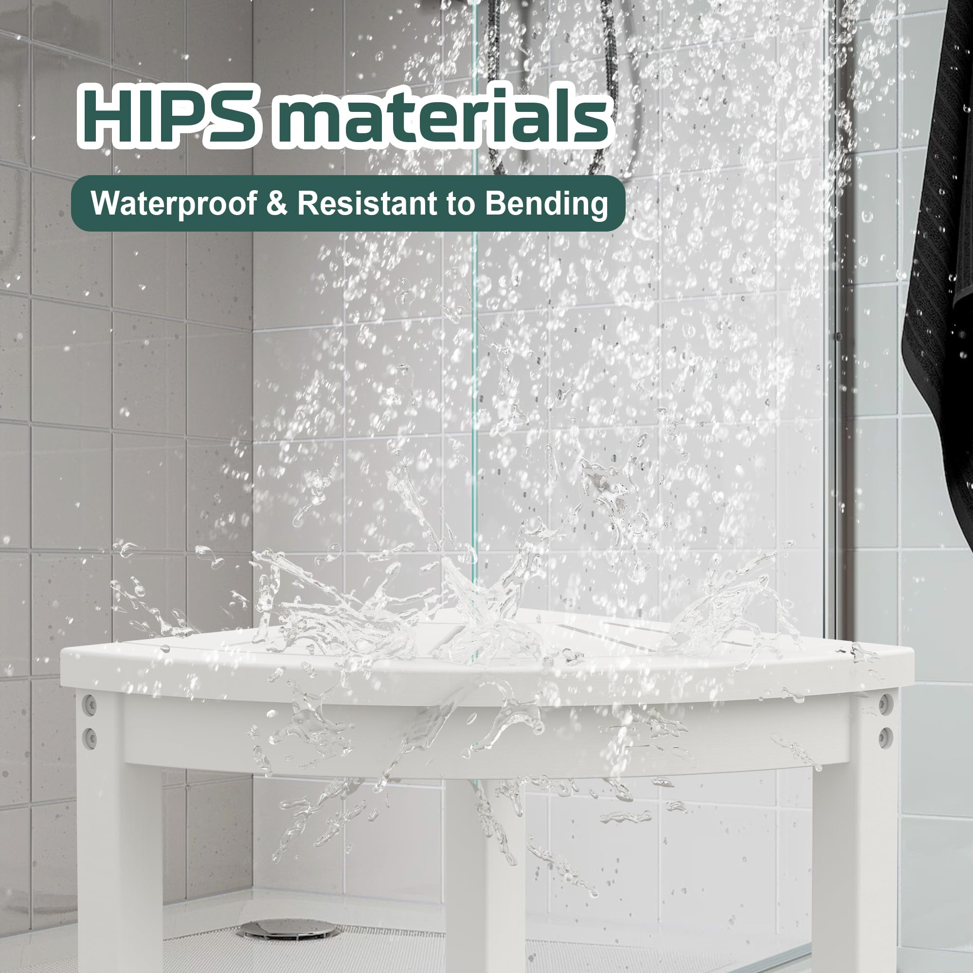 HIPS materials  
Waterproof & Resistant to Bending
