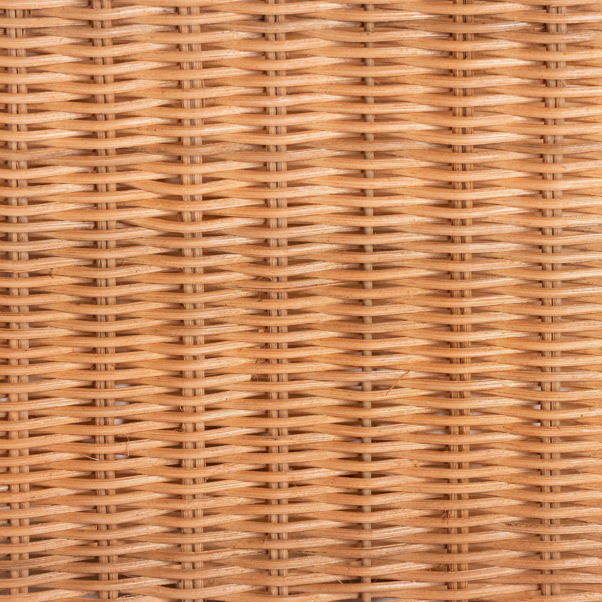 Alt View 2. bali & pari - bali & pari Bulana Natural Rattan 3-Tier Rolling Storage Cart - Light Honey.