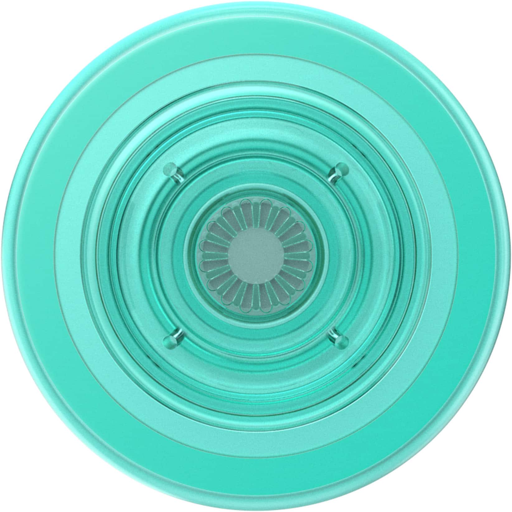 Alt View 2. PopSockets - MagSafe PopGrip Universal Magnetic Grip & Stand with Adapter Ring for Cell Phones - Translucent Mint.