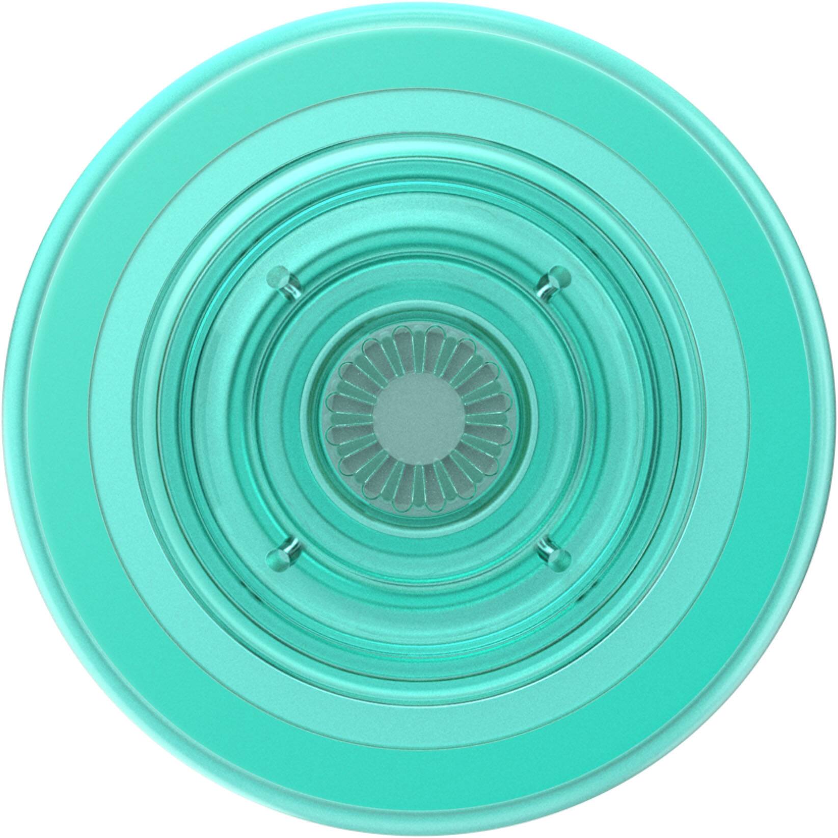 Alt View 2. PopSockets - MagSafe PopGrip Universal Magnetic Grip & Stand with Adapter Ring for Cell Phones - Translucent Mint.