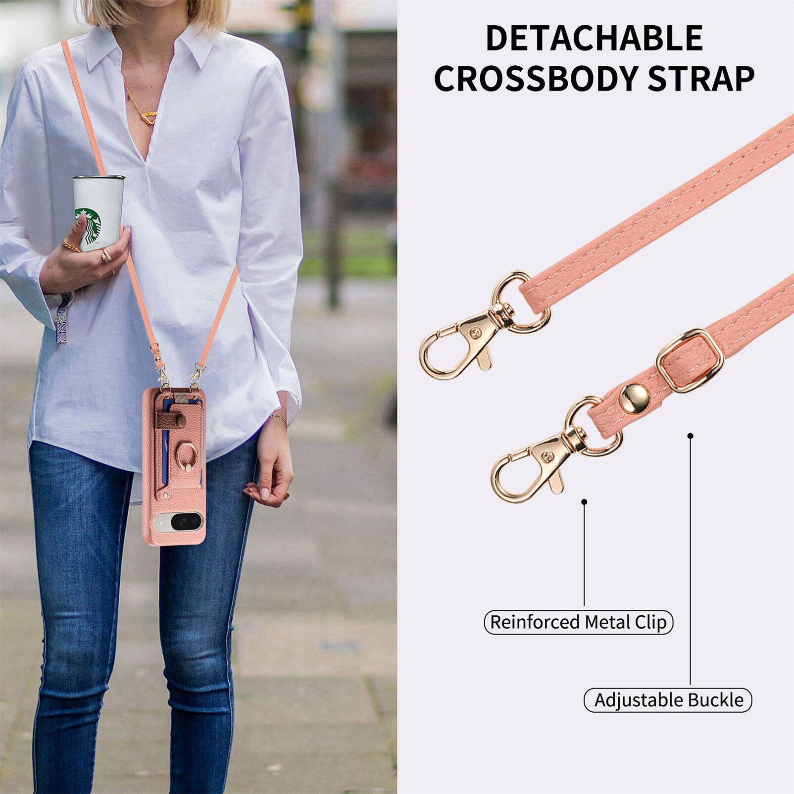 DETACHABLE CROSSBODY STRAP

Reinforced Metal Clip

Adjustable Buckle