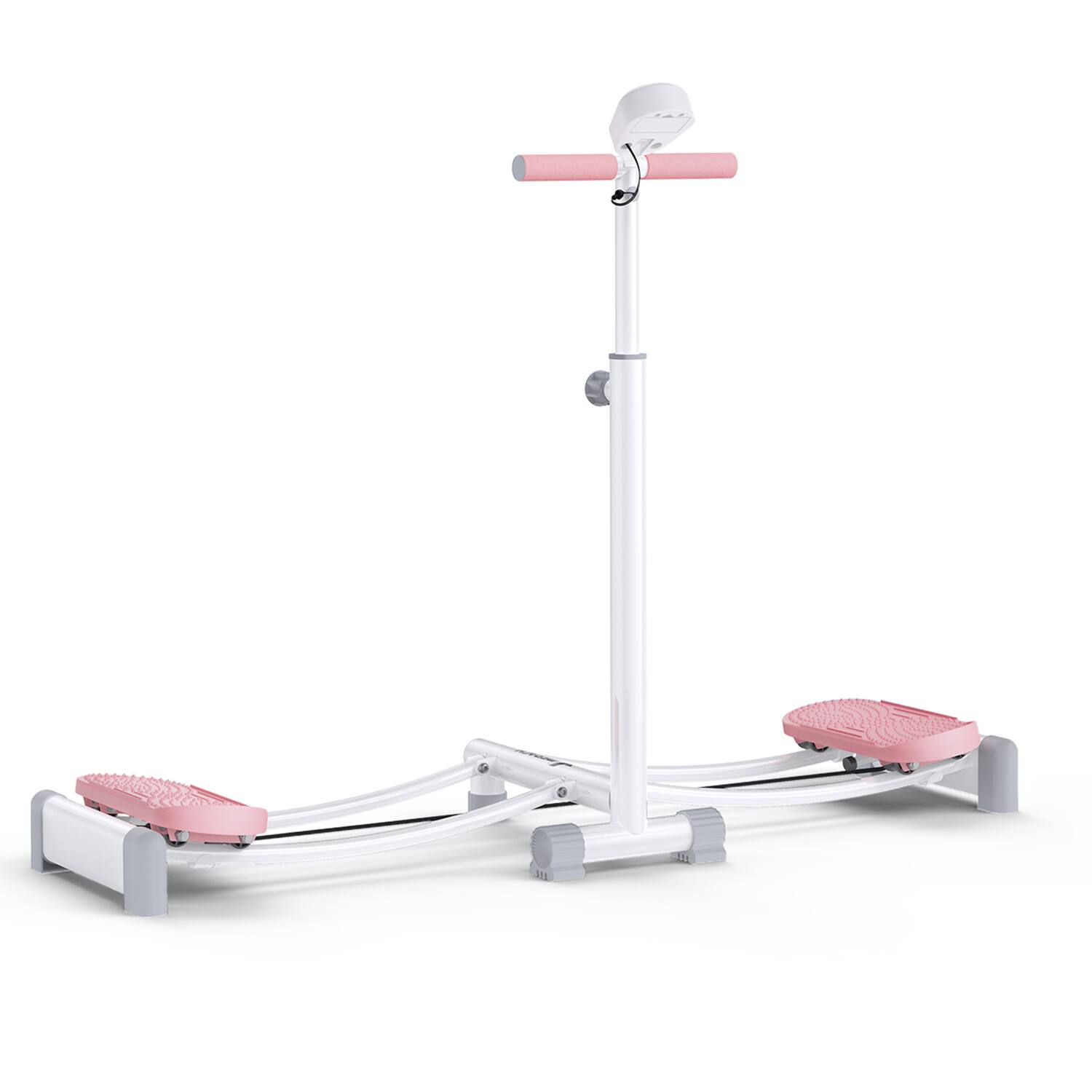 Left. MERACH - MERACH SKI Machine Exercise Trainer Cardio Fitness Equipment Full Body Workout - White.