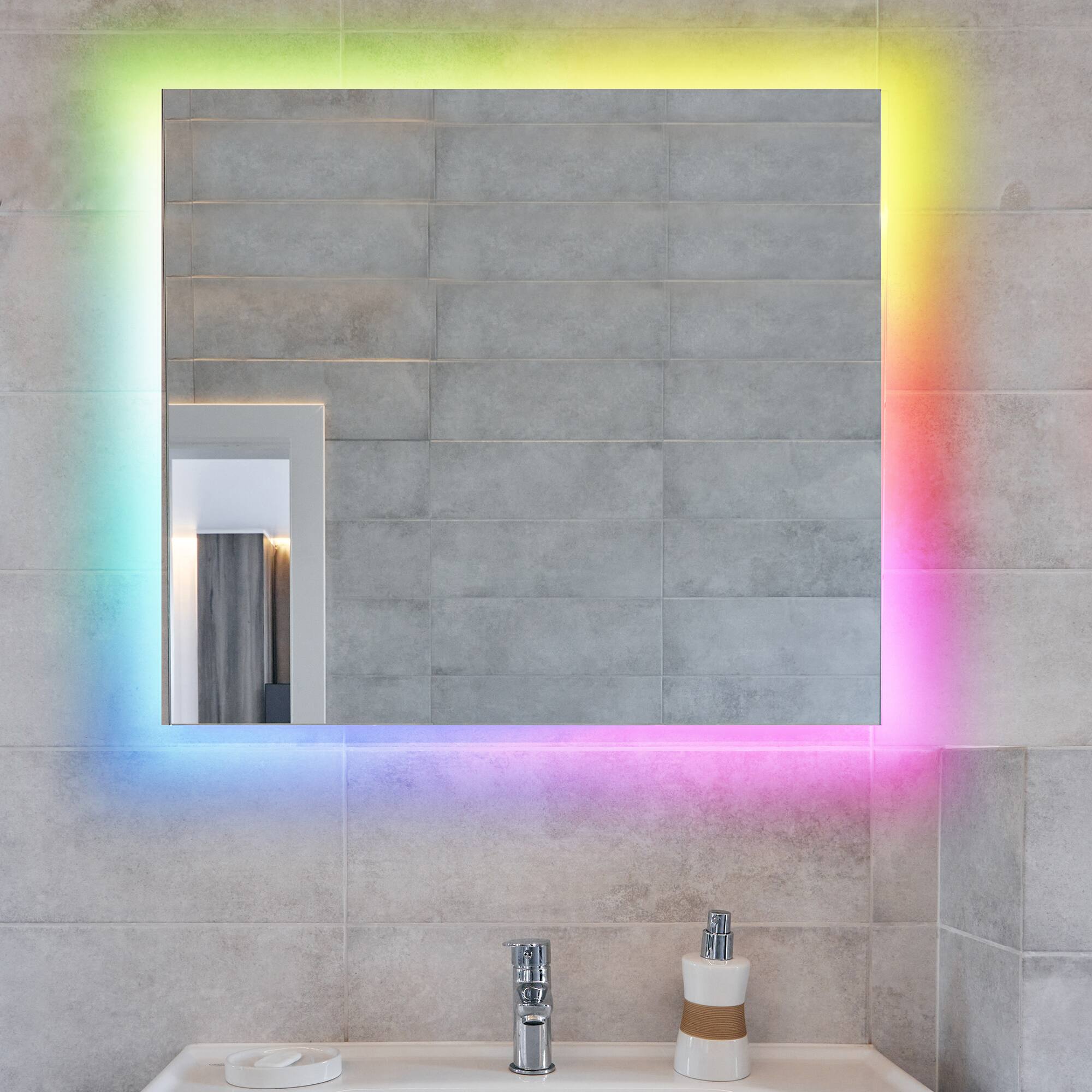 Alt View 2. Monster - Indoor 6.5ft Multi-Color Color Flow Light Strip, Flash Mode Remote - Multicolor.