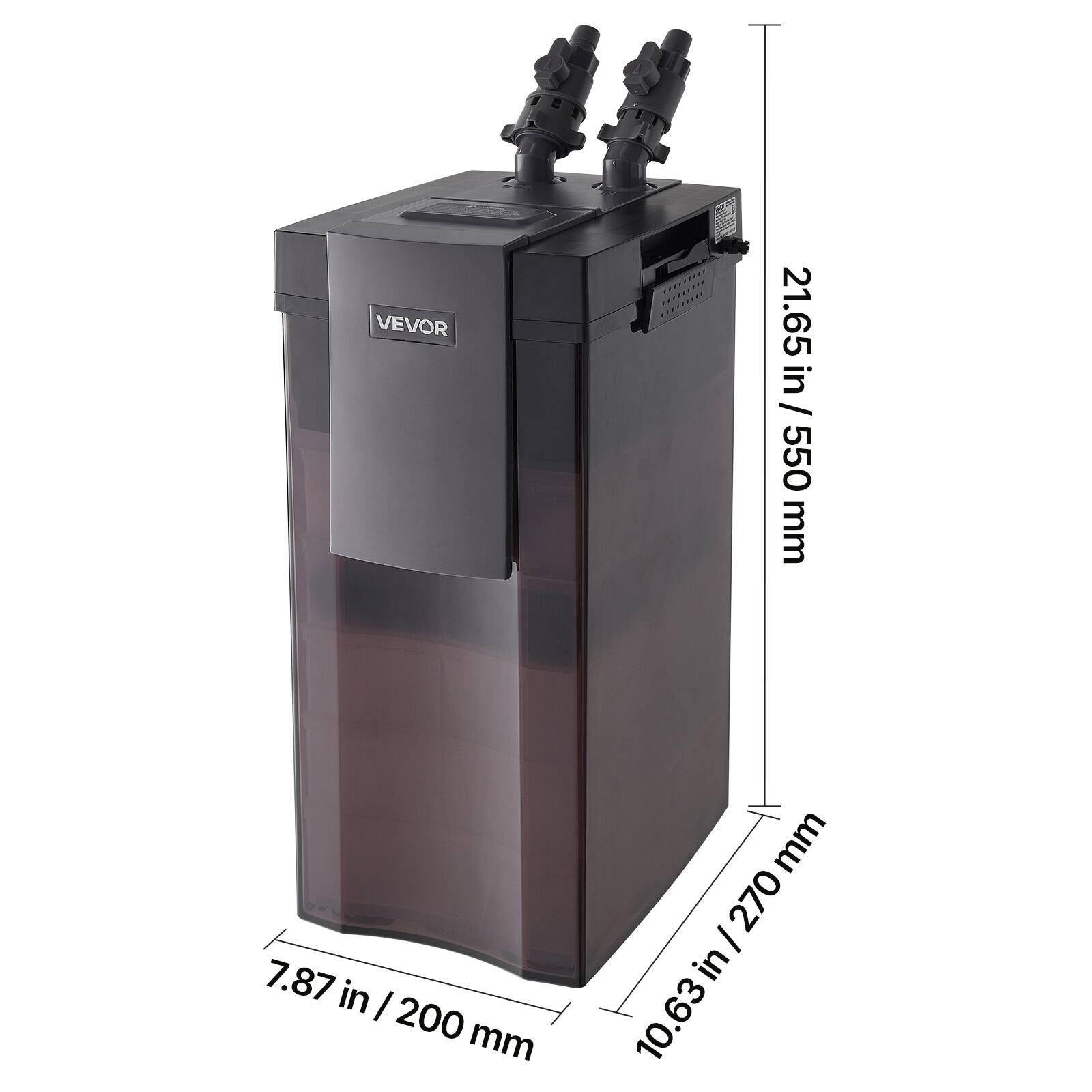 VEVOR

21.65 in / 550 mm

7.87 in / 200 mm

10.63 in / 270 mm