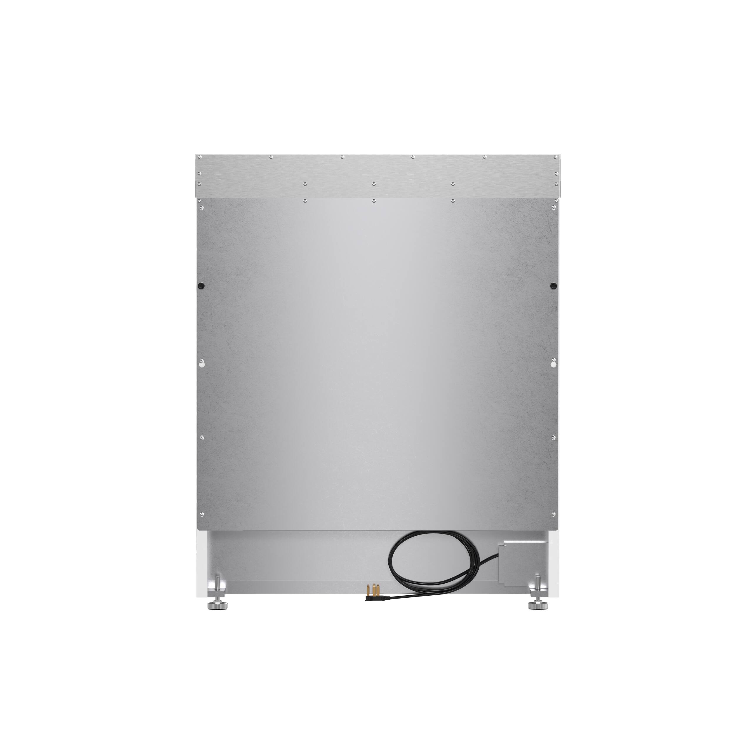 Back. Forno Appliances - Paolo 4.38 cu. ft. Freestanding Electric True Convection Range with Warming Zone - White.