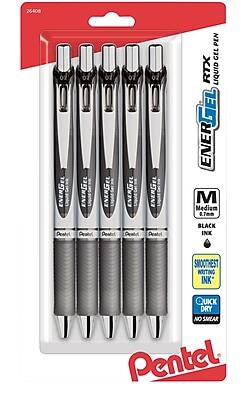 26408
ENERGEL
RTX
LIQUID CELL PEN
M
Medium 0.7mm
BLACK INK
SMOOTHESST WRITING INK
QUICK DRY
NO SMEAR
Pentel