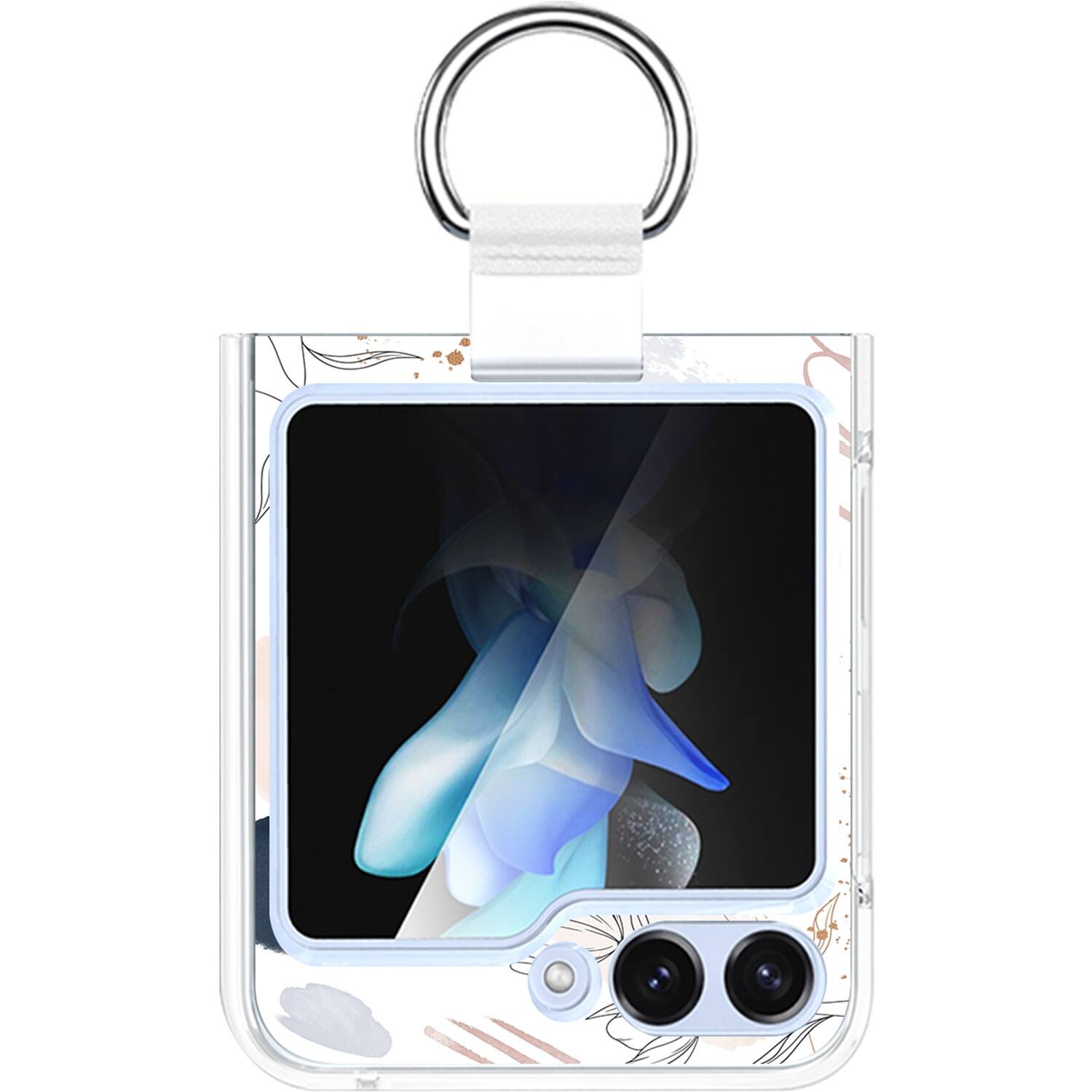 Alt View 12. SaharaCase - Inspire Series Hard-Shell Case for Samsung Galaxy Z Flip6 - Floral.