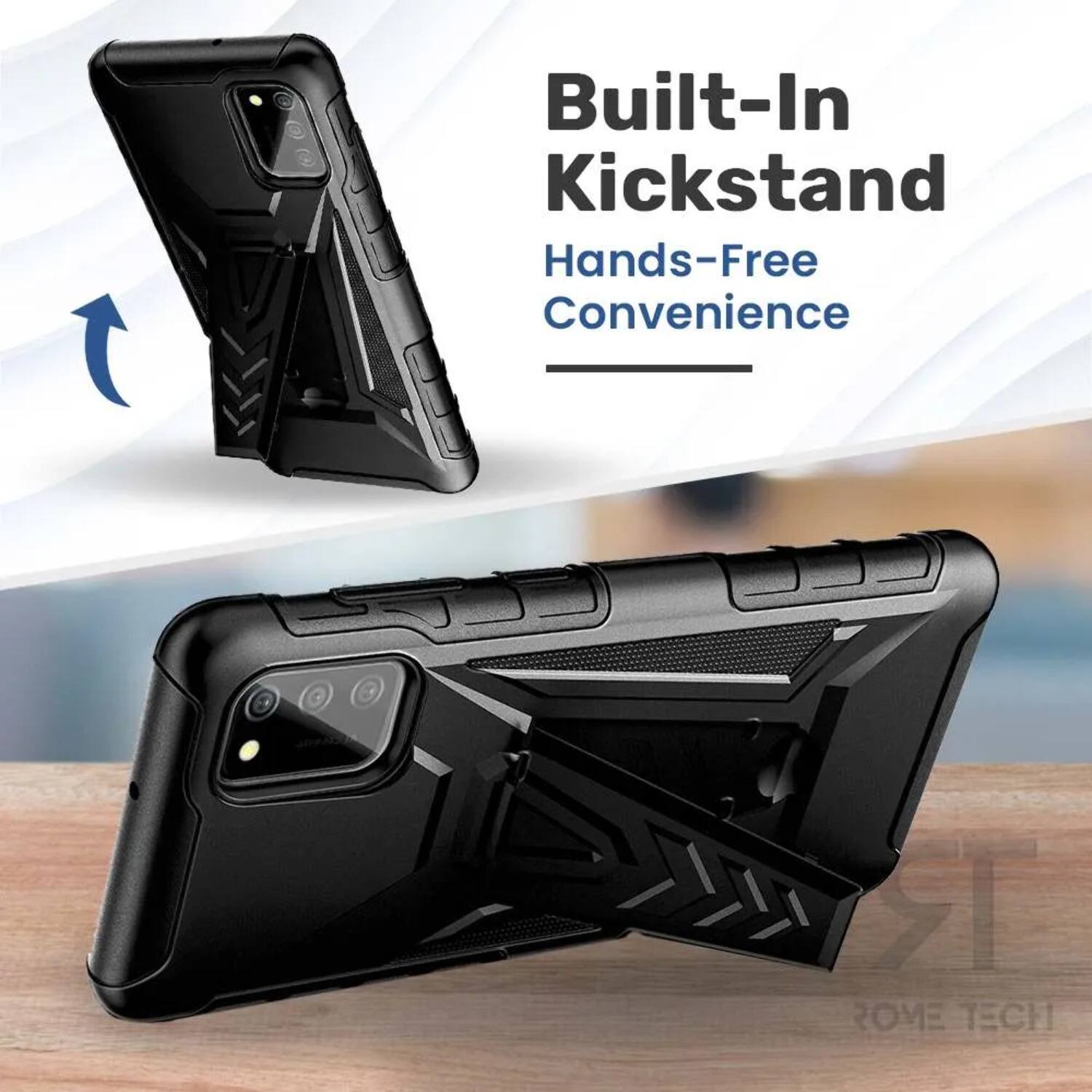 Built-In Kickstand  
Hands-Free Convenience  

ROME TECH