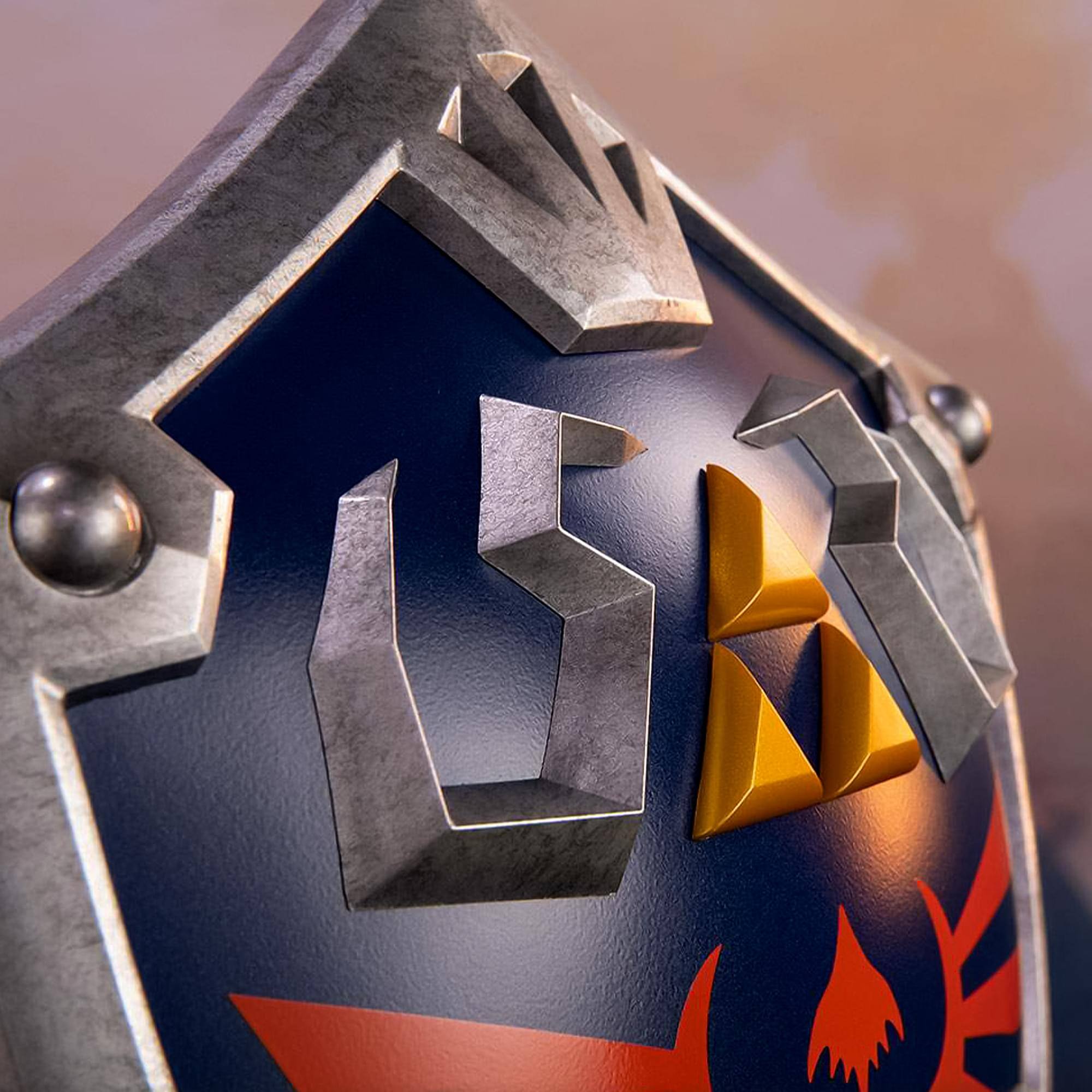 Alt View 3. Dark Horse Comics - The Legend of Zelda Breath of the Wild Hylian Shield Statue | Collector Edition - Blue.