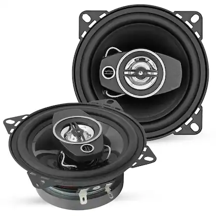 Front. 5 CORE - 5Core Coaxial Door Car Speakers 4” Pair 250W 4Ohm 2 Way Component Subwoofer Audio w Super Tweeter.