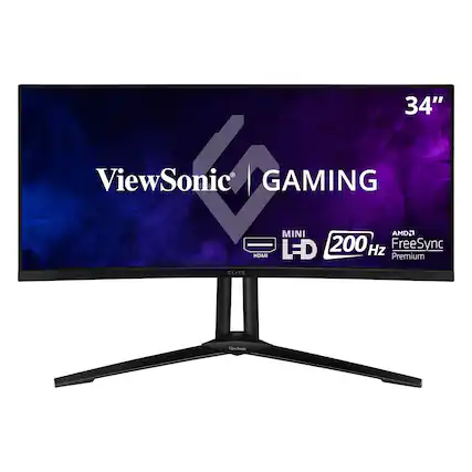 "ViewSonic Gaming 34" Mini AMD2 - LD 200 Hz FreeSync HDMI Premium ELITE."