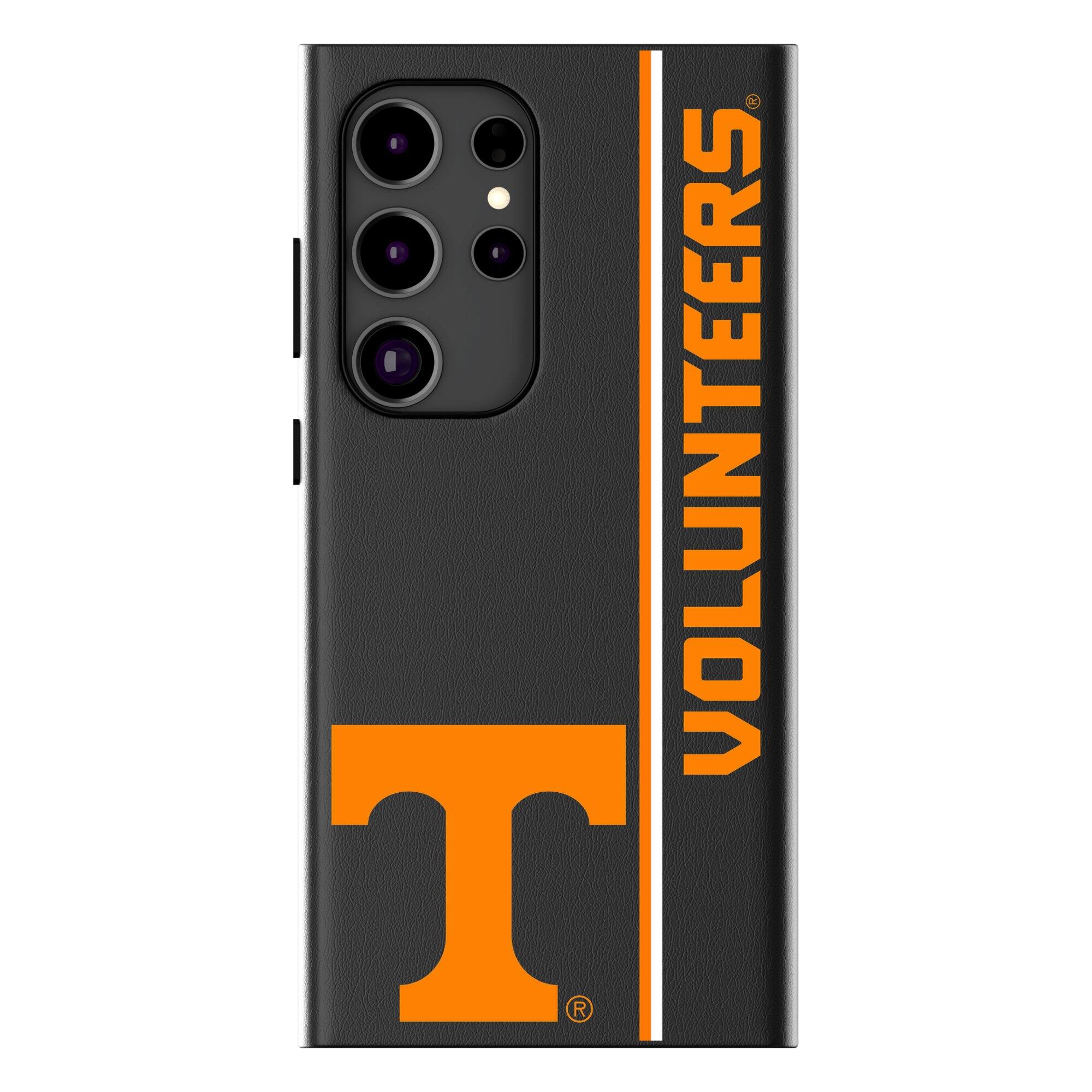 Front. Keyscaper - Tennessee Volunteers Galaxy Magnetic Bump Case - S25 Ultra - Black.