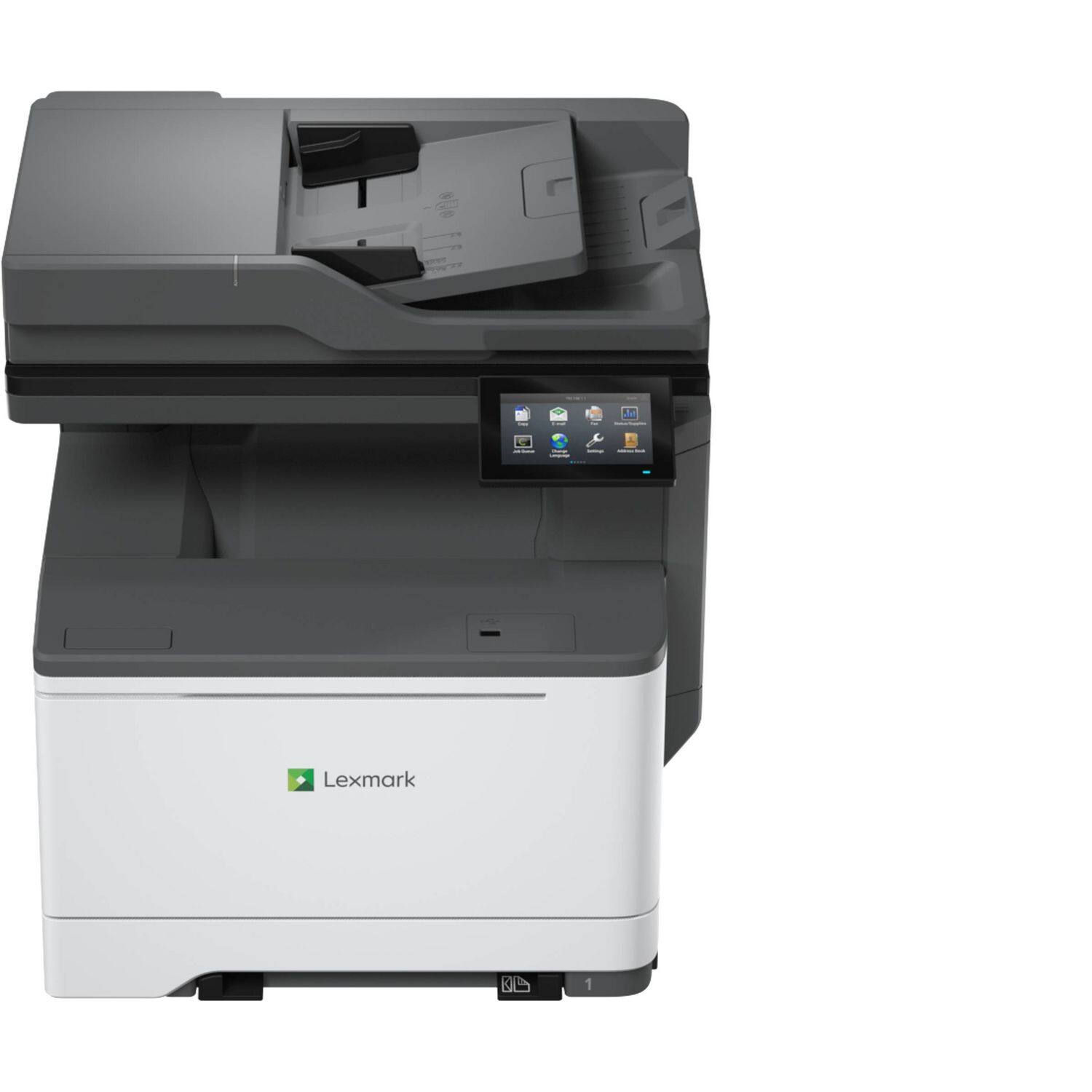 Alt View 1. Lexmark - CX532adwe Copy/Fax/Print/Scan Multifunction Color Laser Printer - Gray.