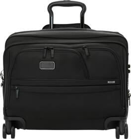 TUMI - Alpha Deluxe Expandable Wheeled Laptop Briefcase Fits Up to 15" Laptop - Black