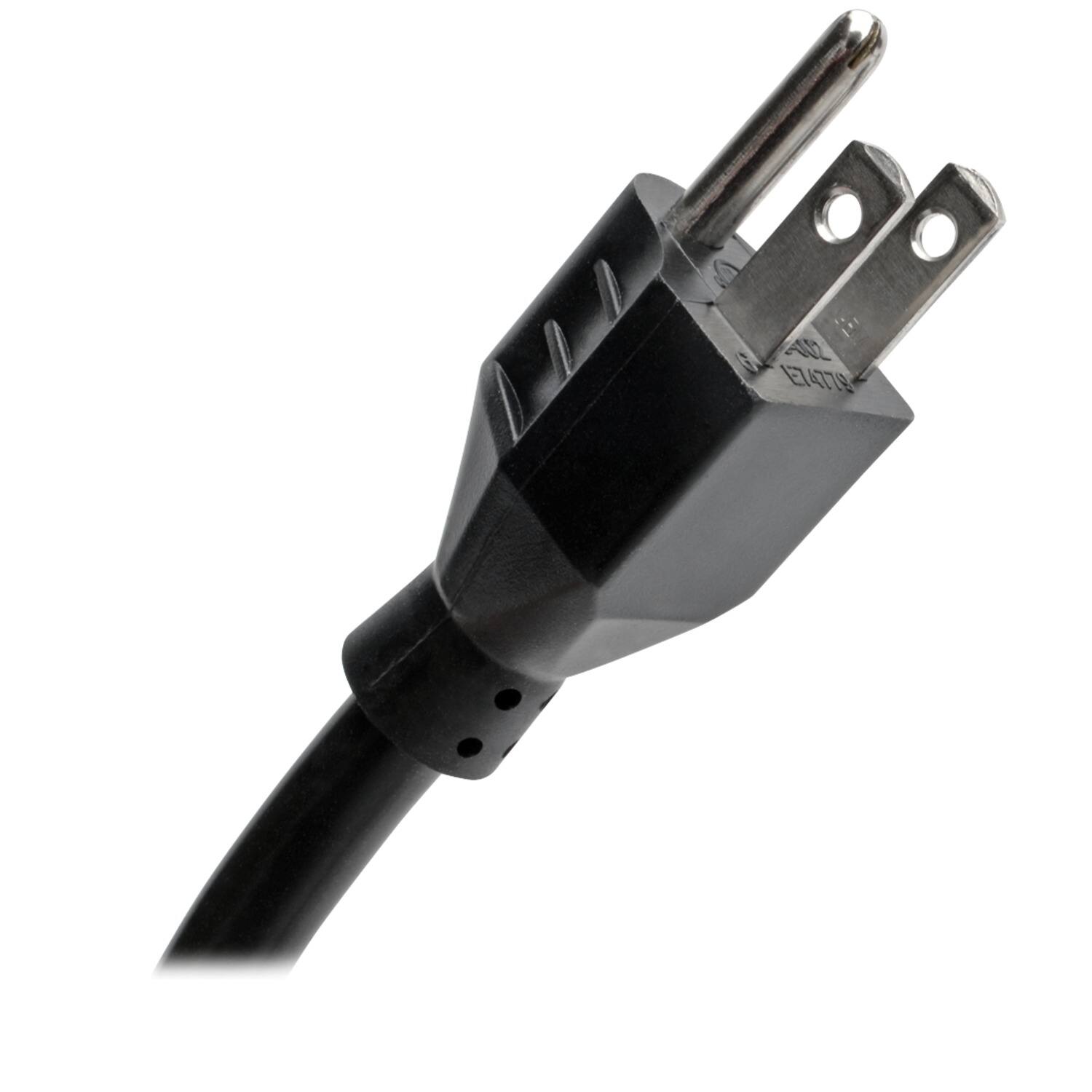 Angle. Tripp Lite - Tripp Lite By Eaton Tlp76msgb Eco-surge 1,080-joules Energy-saving Surge Protector, 7 Outlets, 6-ft. Cord (black) - Black.