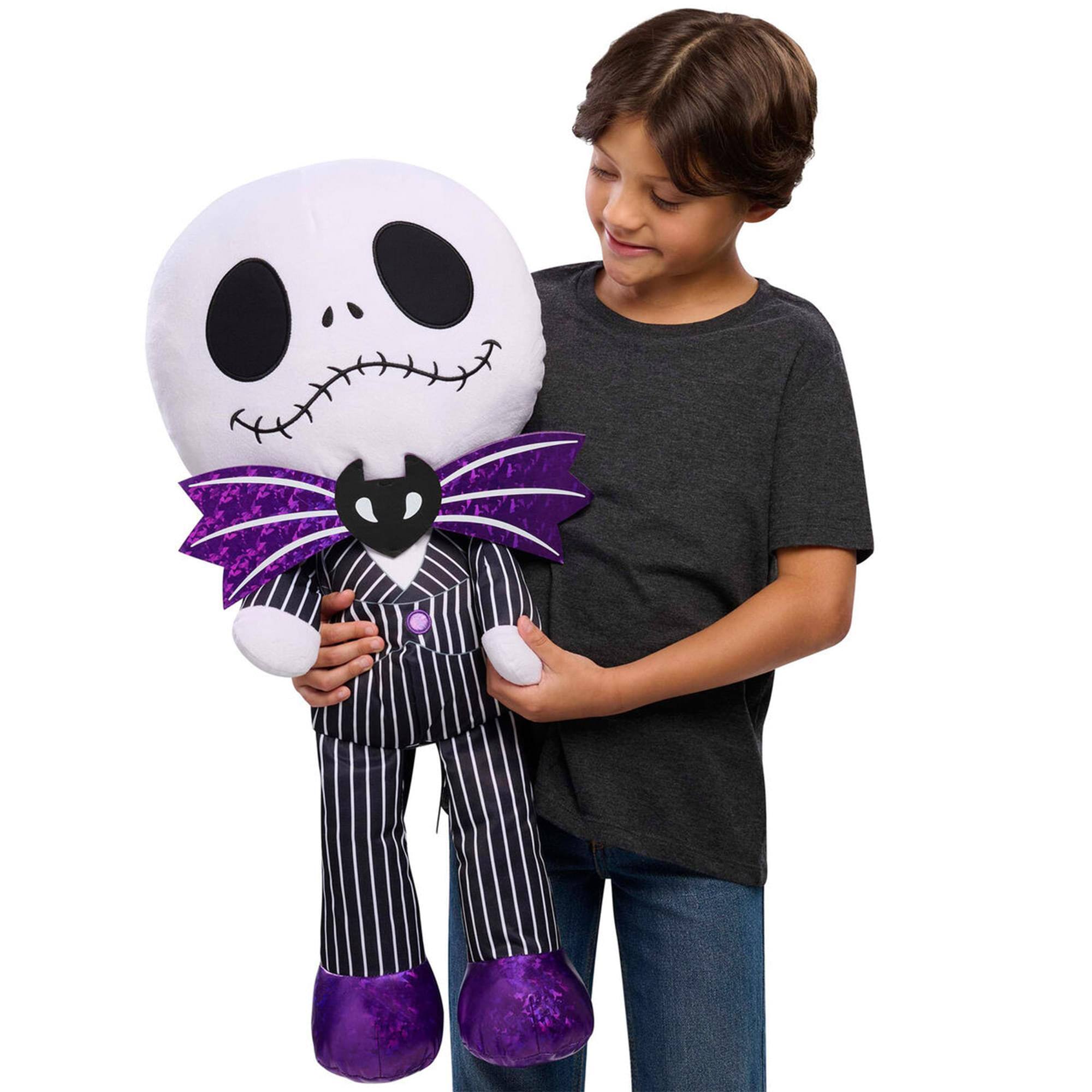 Alt View 1. Disney - Nightmare Before Christmas Jumbo 32 Inch Plush | Jack Skellington - Black/White.