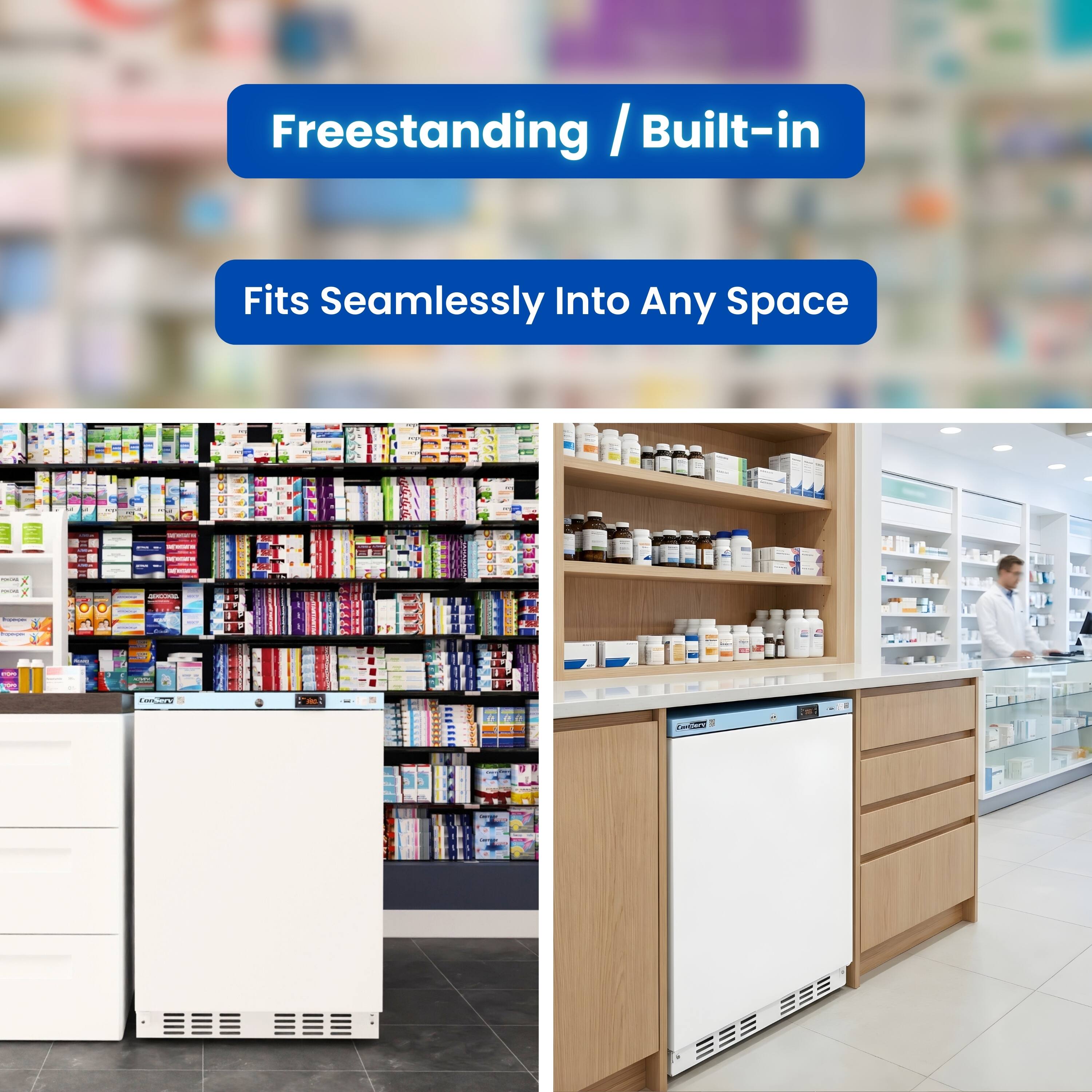Freestanding / Built-in  
Fits Seamlessly Into Any Space