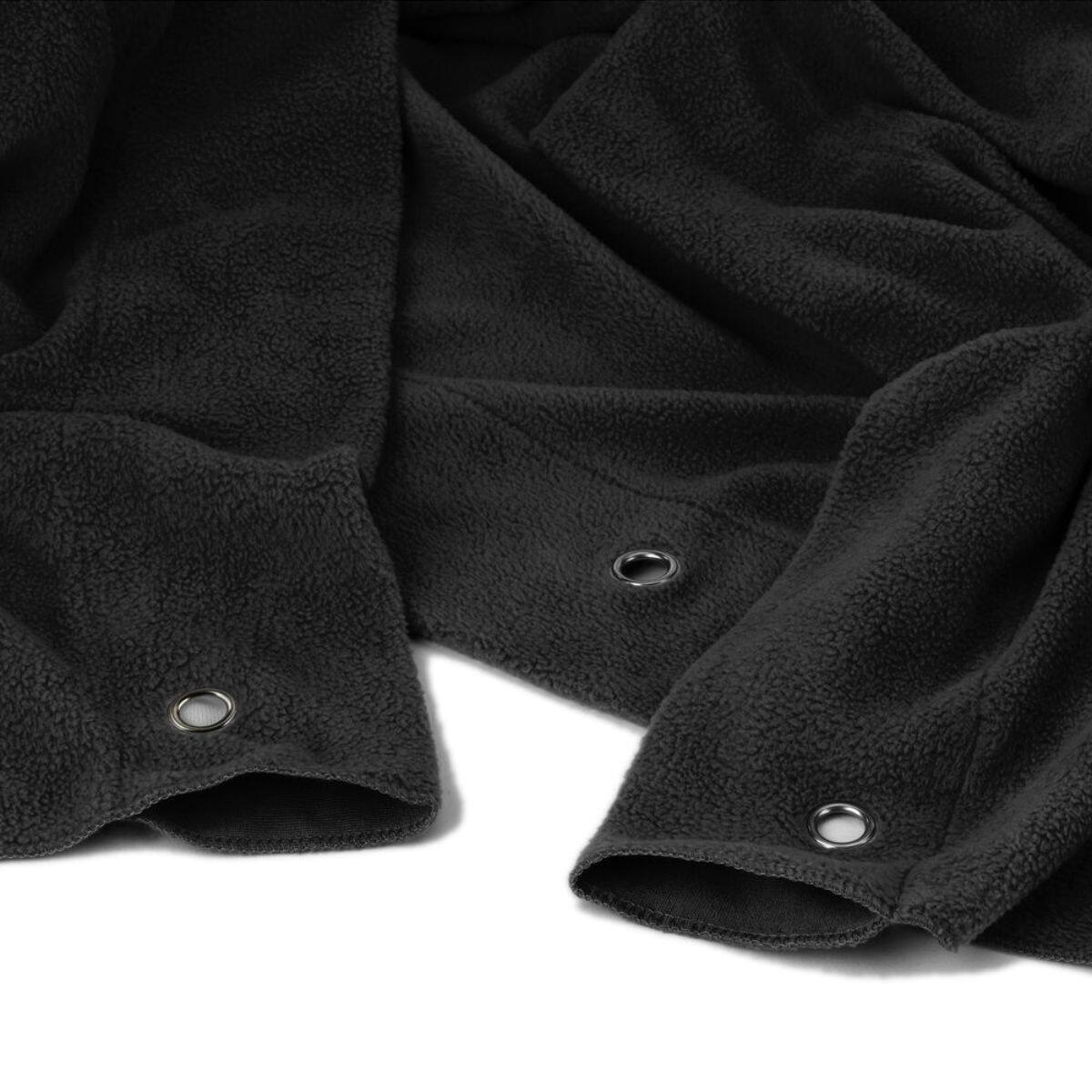 Front. Glow - Glow Wrinkle-Resistant Fleece Background (Black, 9 x 20').