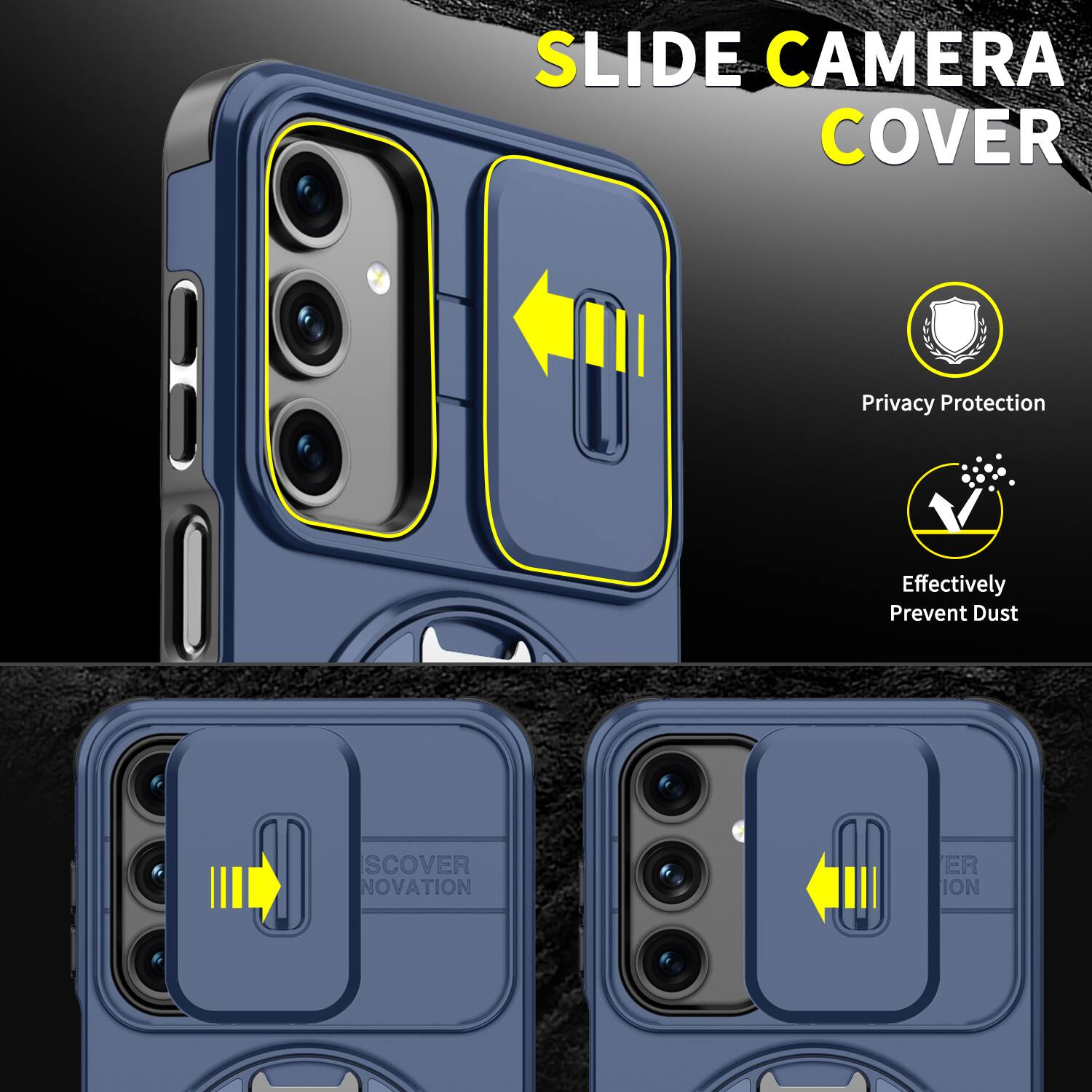 SLIDE CAMERA COVER

Privacy Protection
Effectively Prevent Dust

SCOVER NOVATION