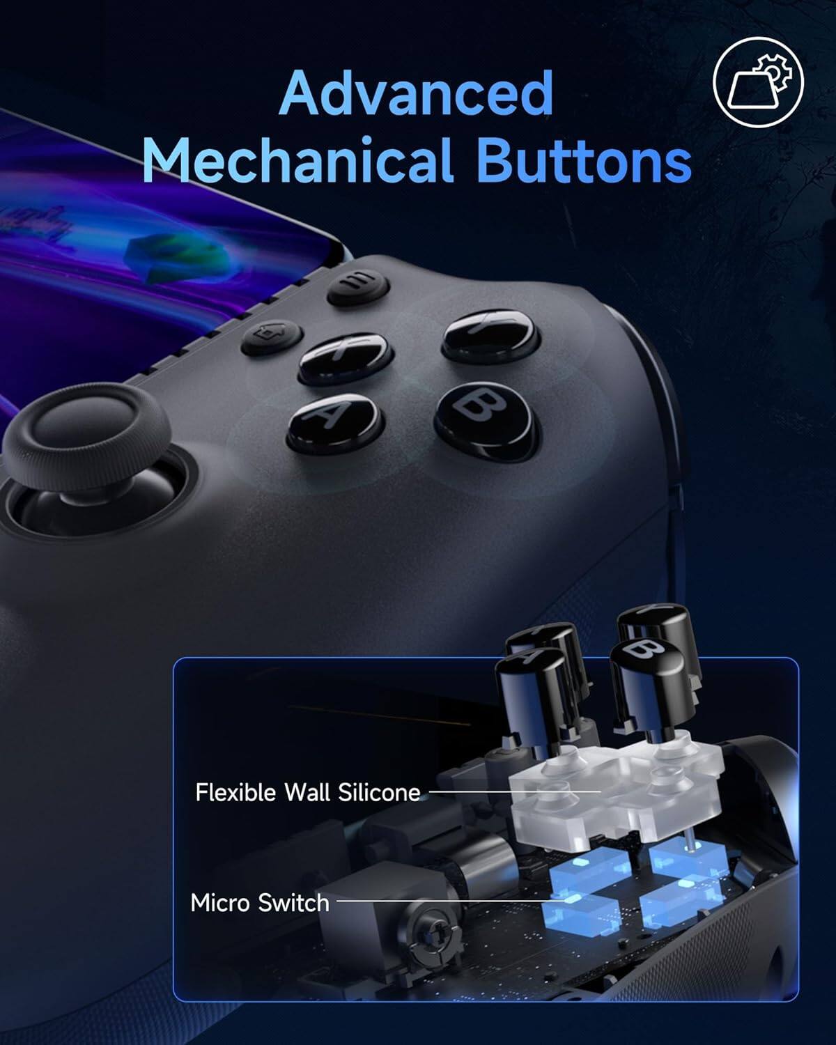 Advanced Mechanical Buttons

Flexible Wall Silicone

Micro Switch