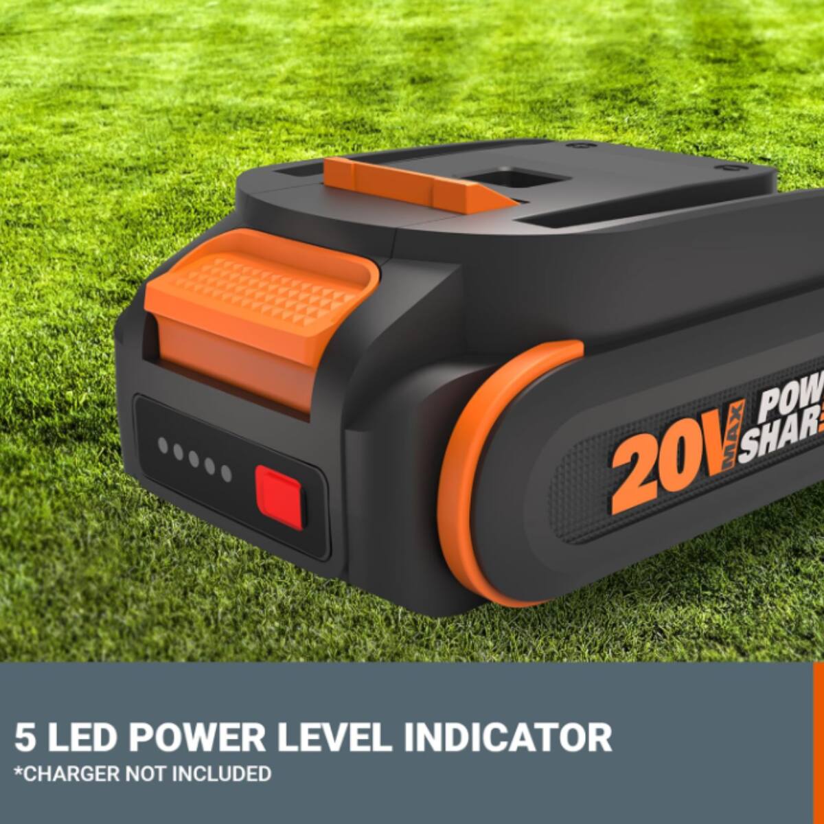 POWER 20V SHARK 5 LED POWER LEVEL INDICATOR *CHARGER NOT INCLUDED