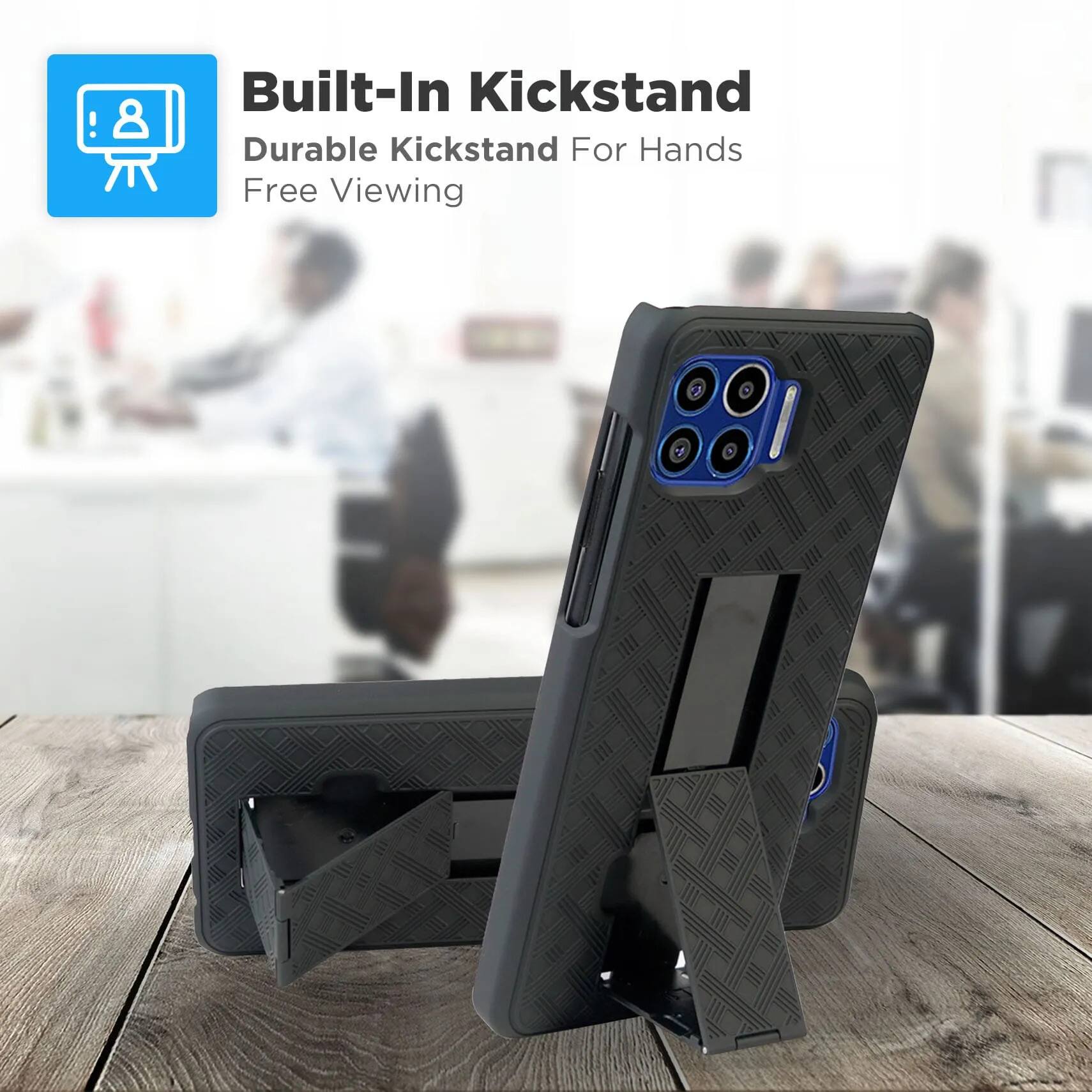 Built-In Kickstand  
Durable Kickstand For Hands Free Viewing