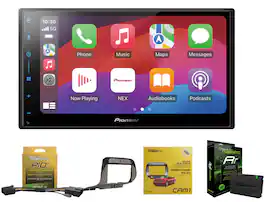 Pioneer - DMH-W3050NEX Digital Receiver Backup Camera + ADSMRR + KITCAM1 compatible with 2010-2015 Chevrolet Camaro - Black