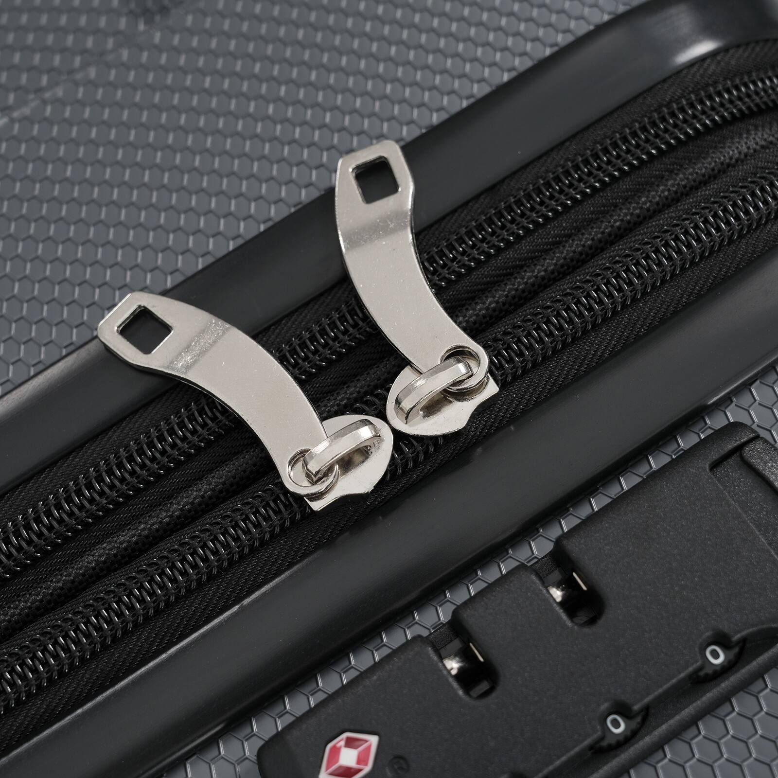 Alt View 8. PexFix - 28" Hardshell ABS Carry-On, Durable Expandable Travel Suitcase with Spinner Wheels, TSA Lock for Air Travel - Gray.