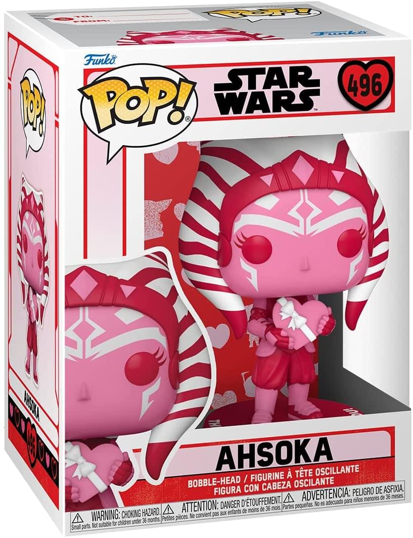 Funko POP!  
STAR WARS  
496  

AHSOKA  
BOBBLE-HEAD / FIGURINE À TÊTE OSCILLANTE / FIGURA CON CABEZA OSCILANTE  

WARNING: CHOKING HAZARD. Small parts. Not suitable for children under 36 months.  
ATTENTION: DANGER D'ÉTOUFFEMENT. Petites pièces. Ne convient pas aux enfants de moins de 36 mois.  
ADVERTENCIA: PELIGRO DE ASFIXIA. Partes pequeñas. No es adecuado para niños menores de 36 meses.