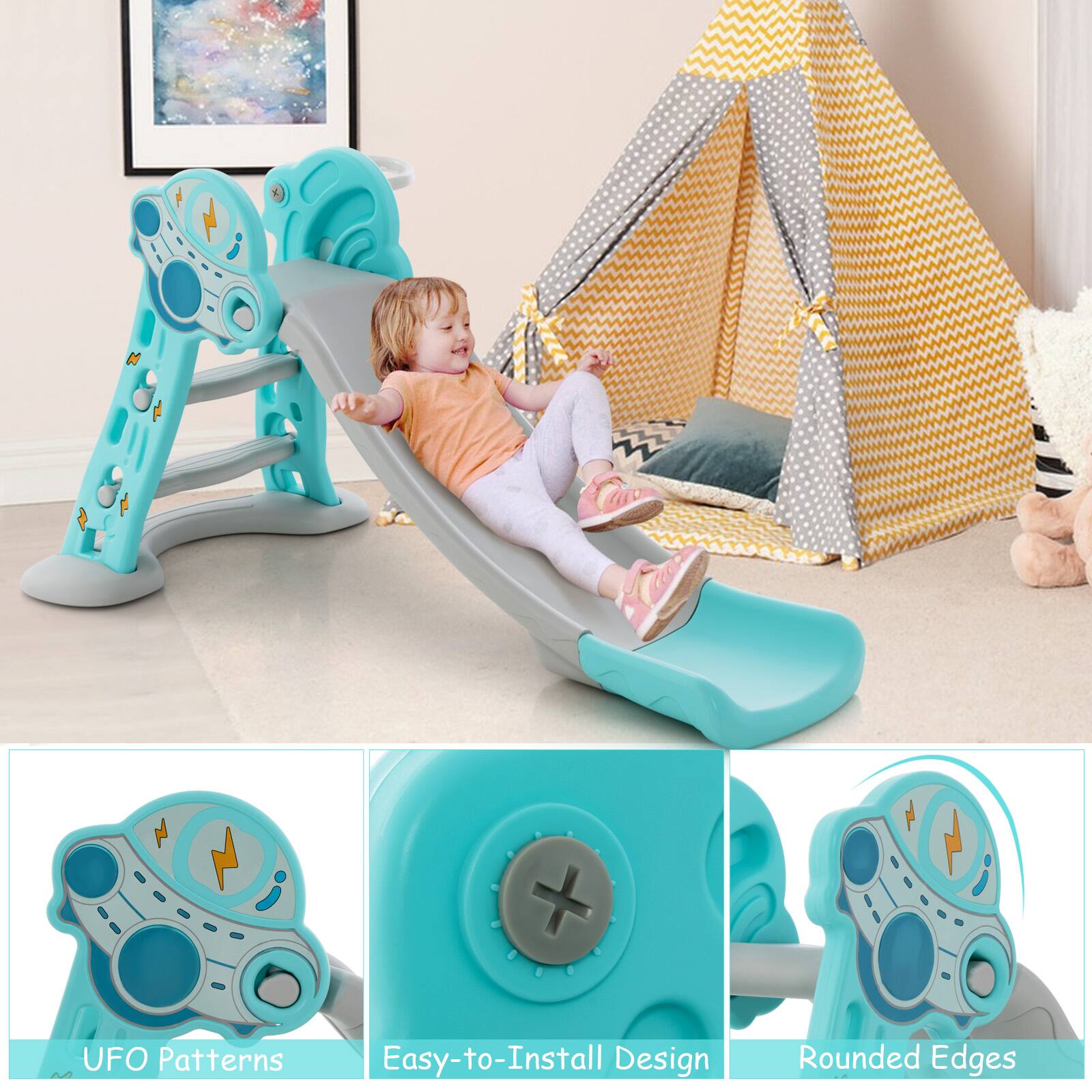 - UFO Patterns
- Easy-to-Install Design
- Rounded Edges