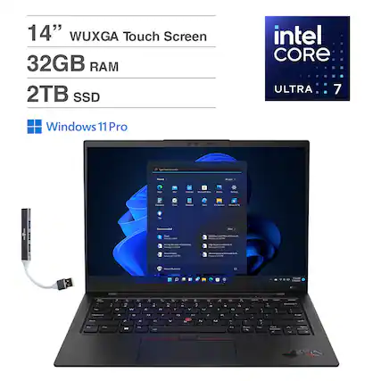 14" WUXGA Touch Screen
32GB RAM
2TB SSD
Intel Core Ultra 7
Windows 11 Pro