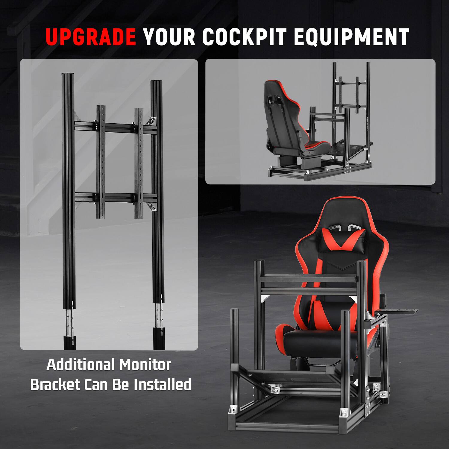 UPGRADE YOUR COCKPIT EQUIPMENT

Additional Monitor Bracket Can Be Installed