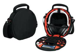 Gator - G-Club Series Carry Case for DJ Style Headphones & Accessories, Padded Interior, with Hook-and-Loop & Elastic Mesh